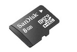 SanDisk 6GB en 8GB microSD kaarten