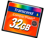 Transcend 32 GB CompactFlash kaart