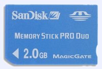 Sandisk Memory Stick PRO duo 2 GB 